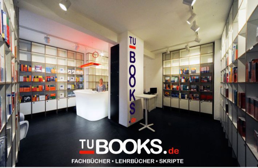 Uni-Buchhandlung „TU-Books“ im Alten Hauptgebäude. Bild: TU-Books