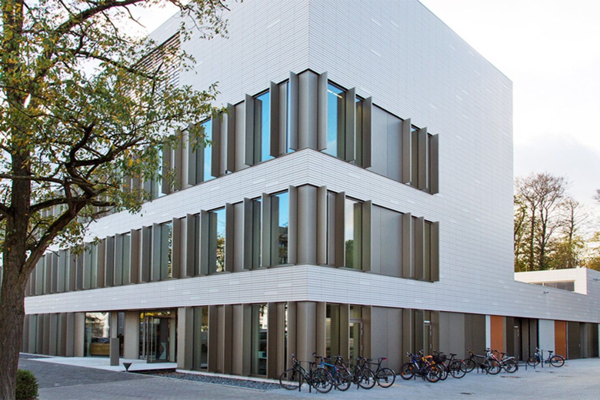 Neubau des M³-Laborgebäudes - Außenaufnahme