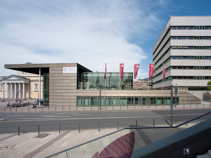karo 5, das Eingangsgebäude der TU Darmstadt. Bild: Alex Becker