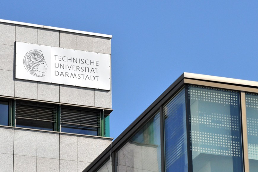 Zentrales Verwaltungsbäude der TU Darmstadt am Karolinenplatz 5. Bild: Patrick Bal